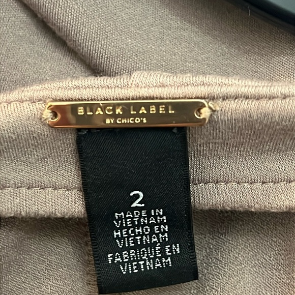 Black label by Chico’s long Duster - Picture 3 of 7